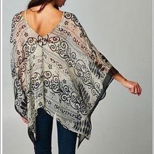Lovestitch sheer beach poncho